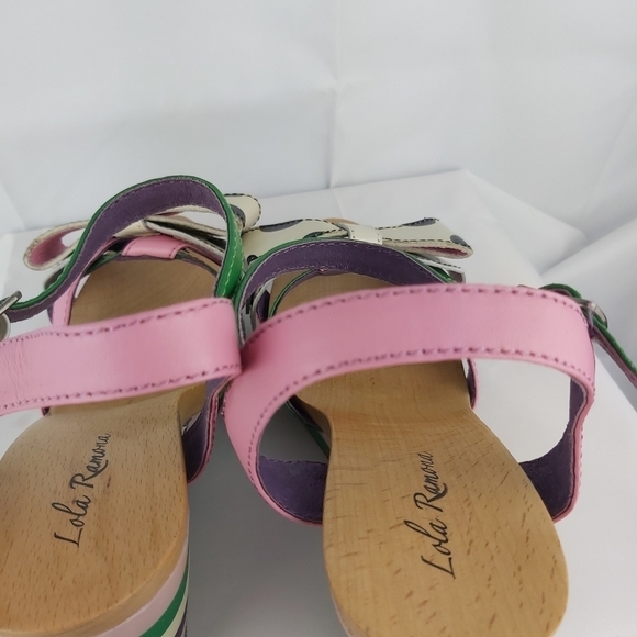 Lola Ramona Ketty wedge leather sandals size 41 - Picture 6 of 9